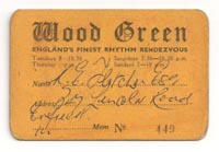 Wood Green membership Card